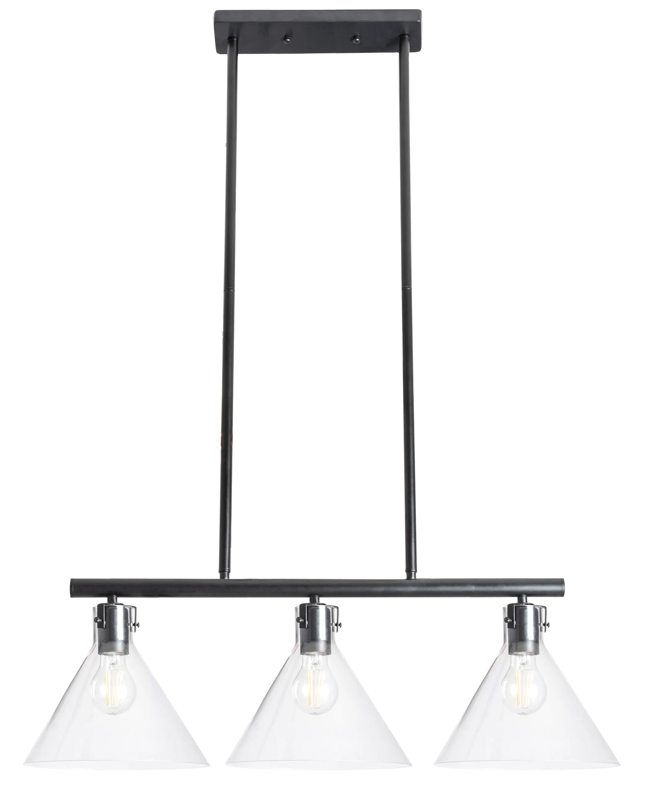 LAMPA SUFITOWA SZKLANA METALOWA APP318-3CP 1