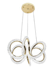 LAMPA WISZĄCA LED G037-CP ZŁOTA 1