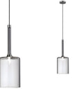 Lampa Sufitowa Wisząca Szklany Klosz APP1702-1CP GREY B 1