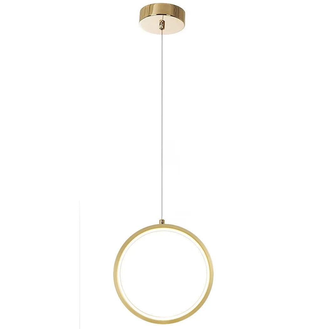 LAMPA WISZĄCA LED G112-CP Złota 1