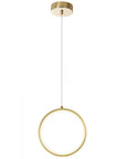 LAMPA WISZĄCA LED G112-CP Złota 1
