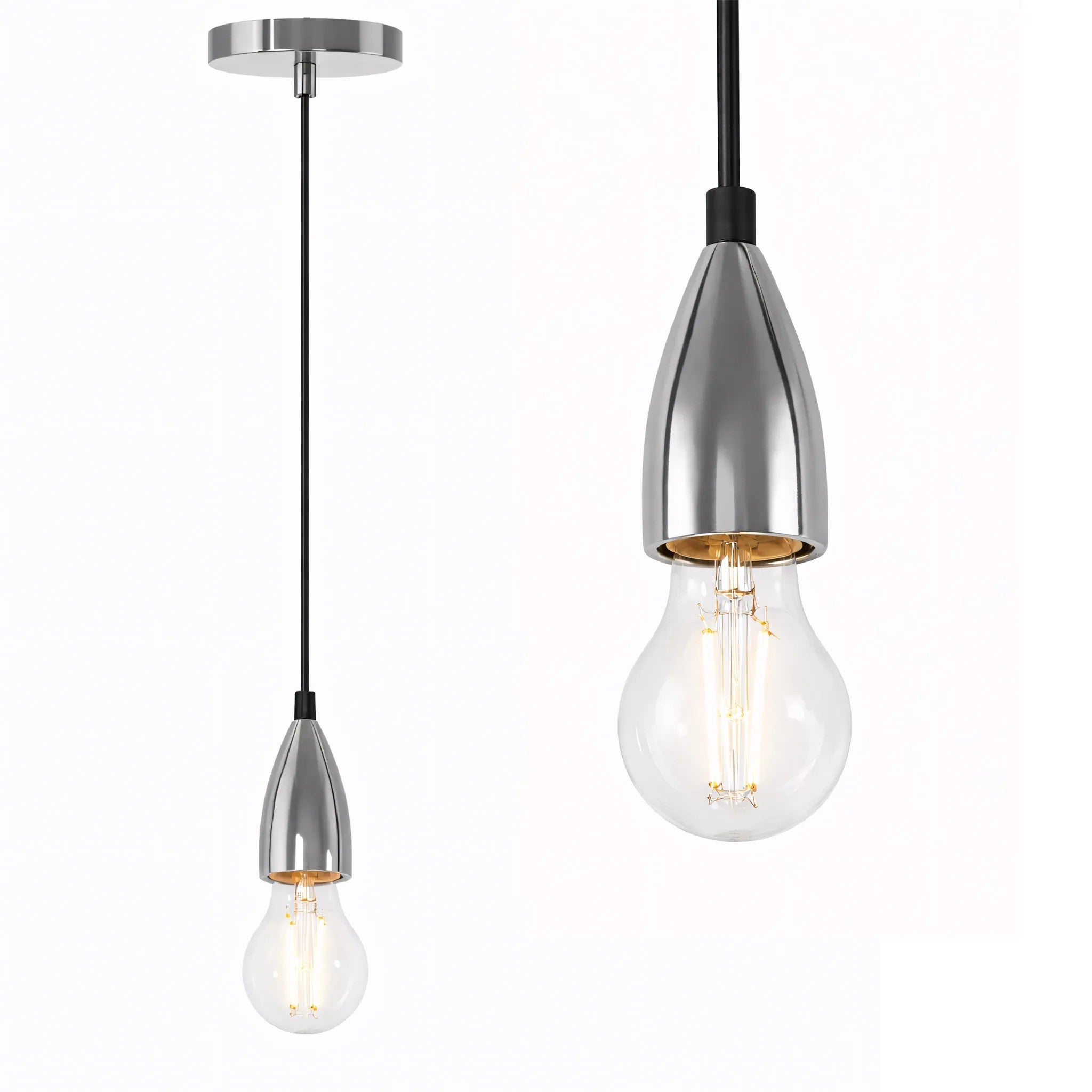 Lampa Sufitowa Wisząca Oprawka APP358-1CP CHROM 1