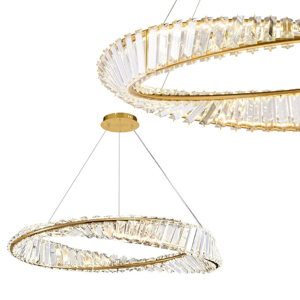 KRYSZTAŁOWA LAMPA SUFITOWA LED APP1201-CP 1