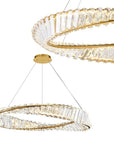 KRYSZTAŁOWA LAMPA SUFITOWA LED APP1201-CP 1