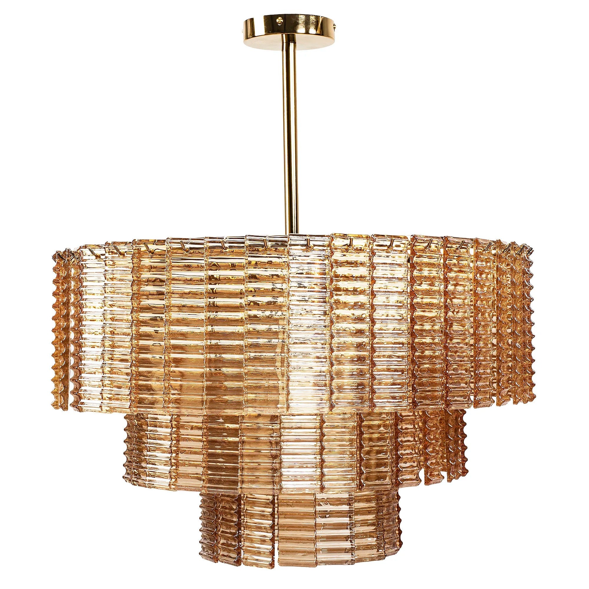 LAMPA SUFITOWA WISZĄCA APP1677-8CP BRĄZOWA 1