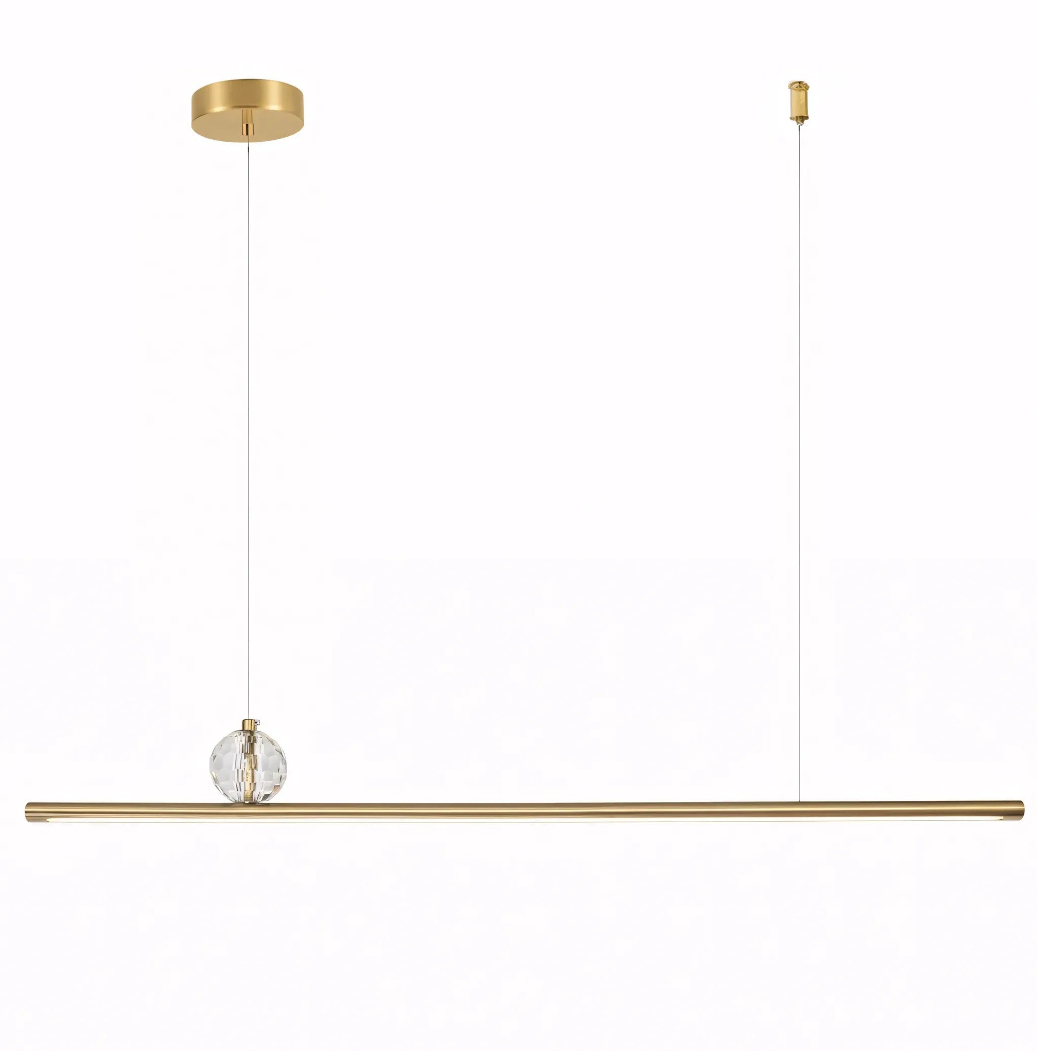 Lampa Wisząca LED APP1778-CP Złota Szczotkowana 1