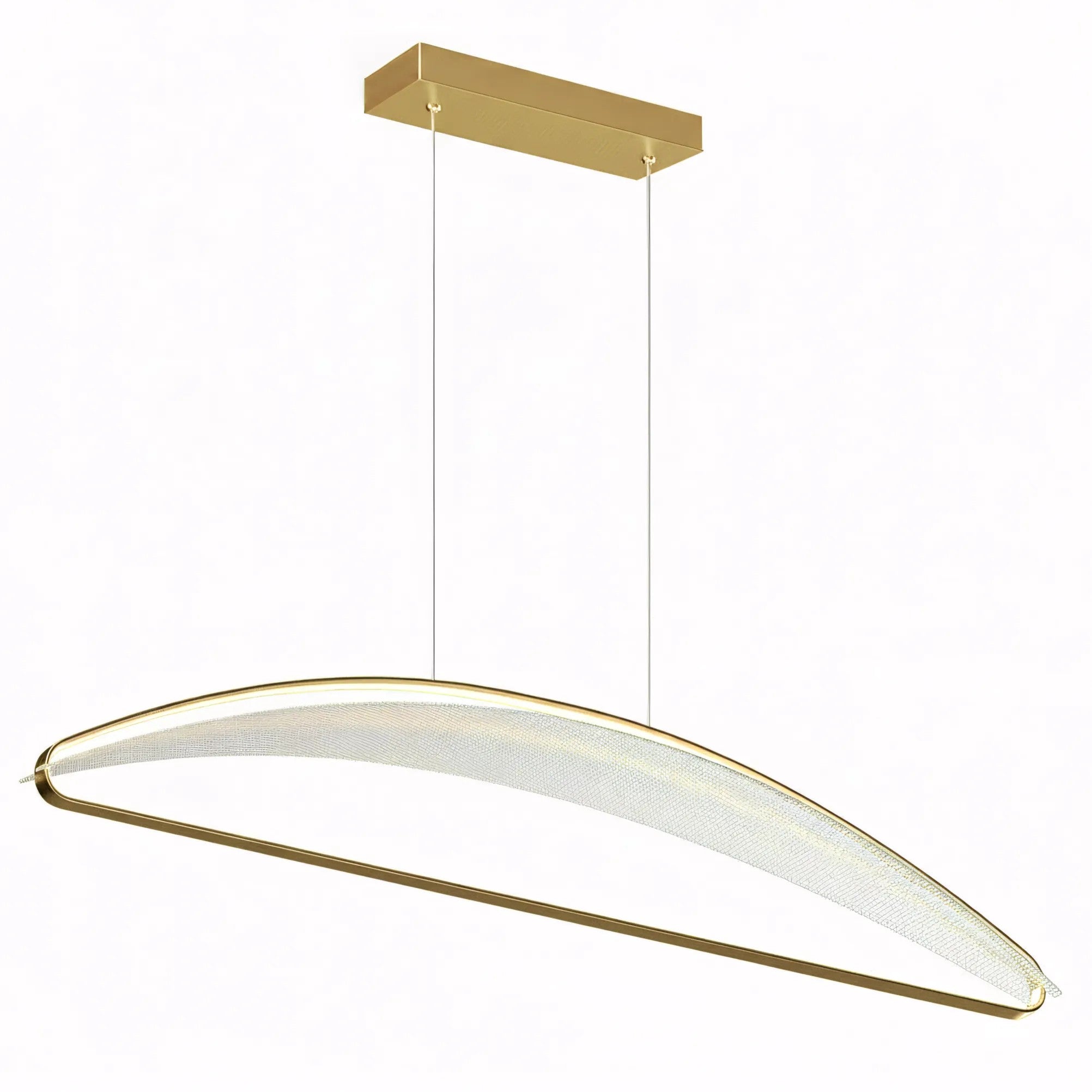 LAMPA SUFITOWA WISZĄCA LED G124-CP Złota 1