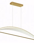 LAMPA SUFITOWA WISZĄCA LED G124-CP Złota 1