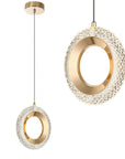 LAMPA WISZĄCA KRYSZTAŁOWA LED G119-1CP Złota 1