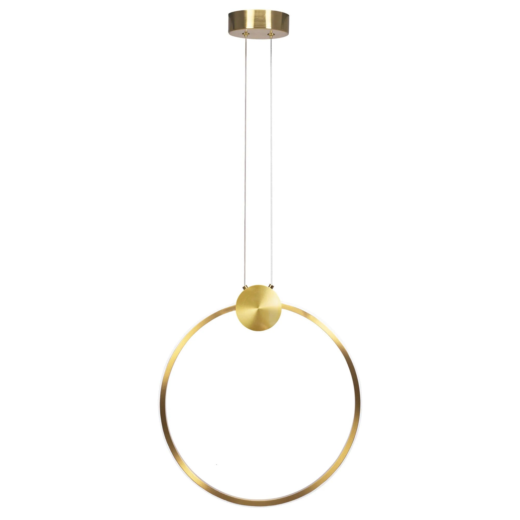 LAMPA SUFITOWA WISZĄCA LED APP1397-CP OLD GOLD 40cm 1