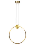 LAMPA SUFITOWA WISZĄCA LED APP1397-CP OLD GOLD 40cm 1