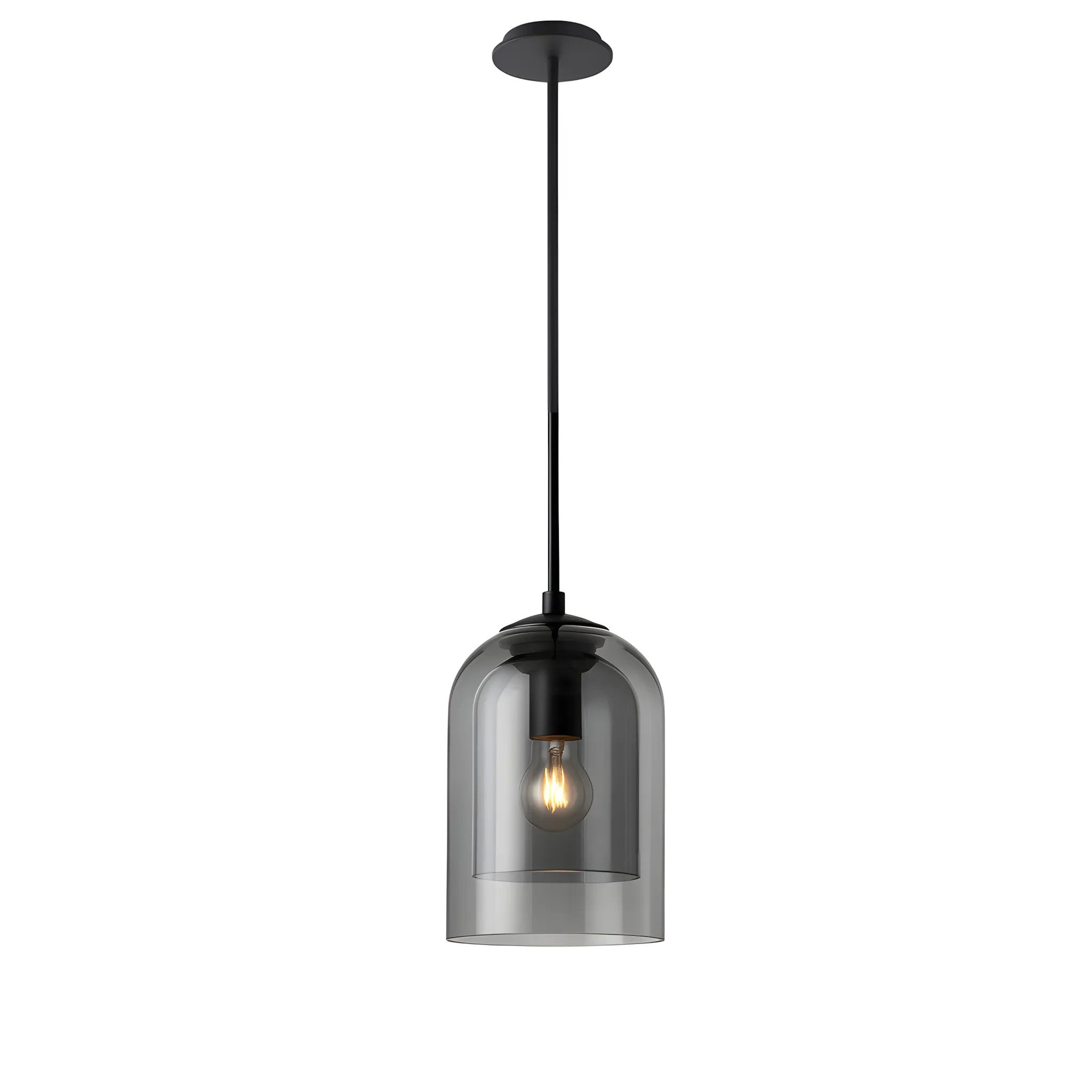 LAMPA WISZĄCA APP1705-1PC Szara 1
