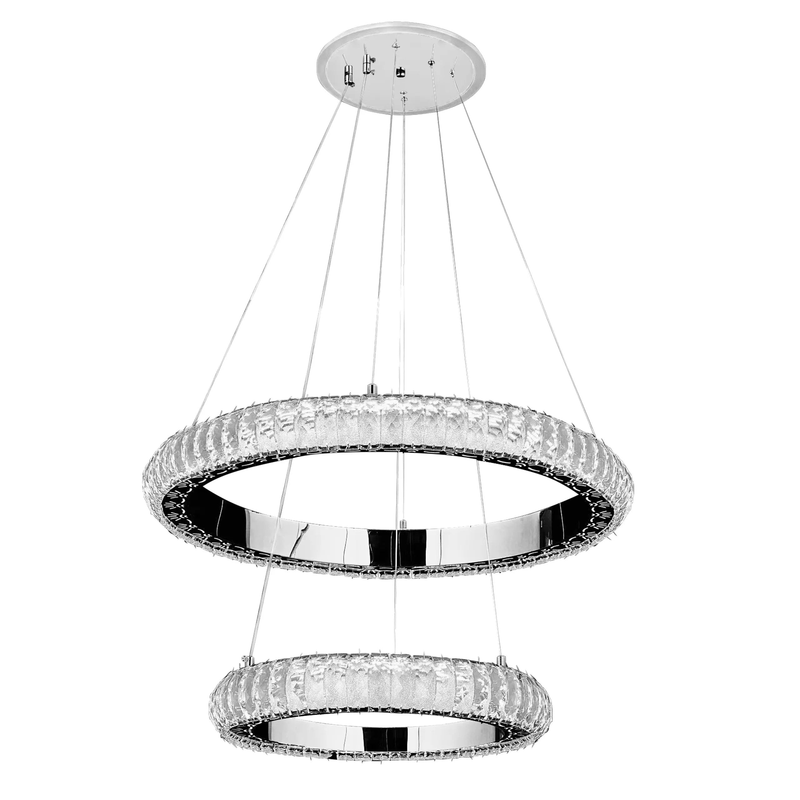 LAMPA WISZĄCA LED G044-2CP CHROM 1