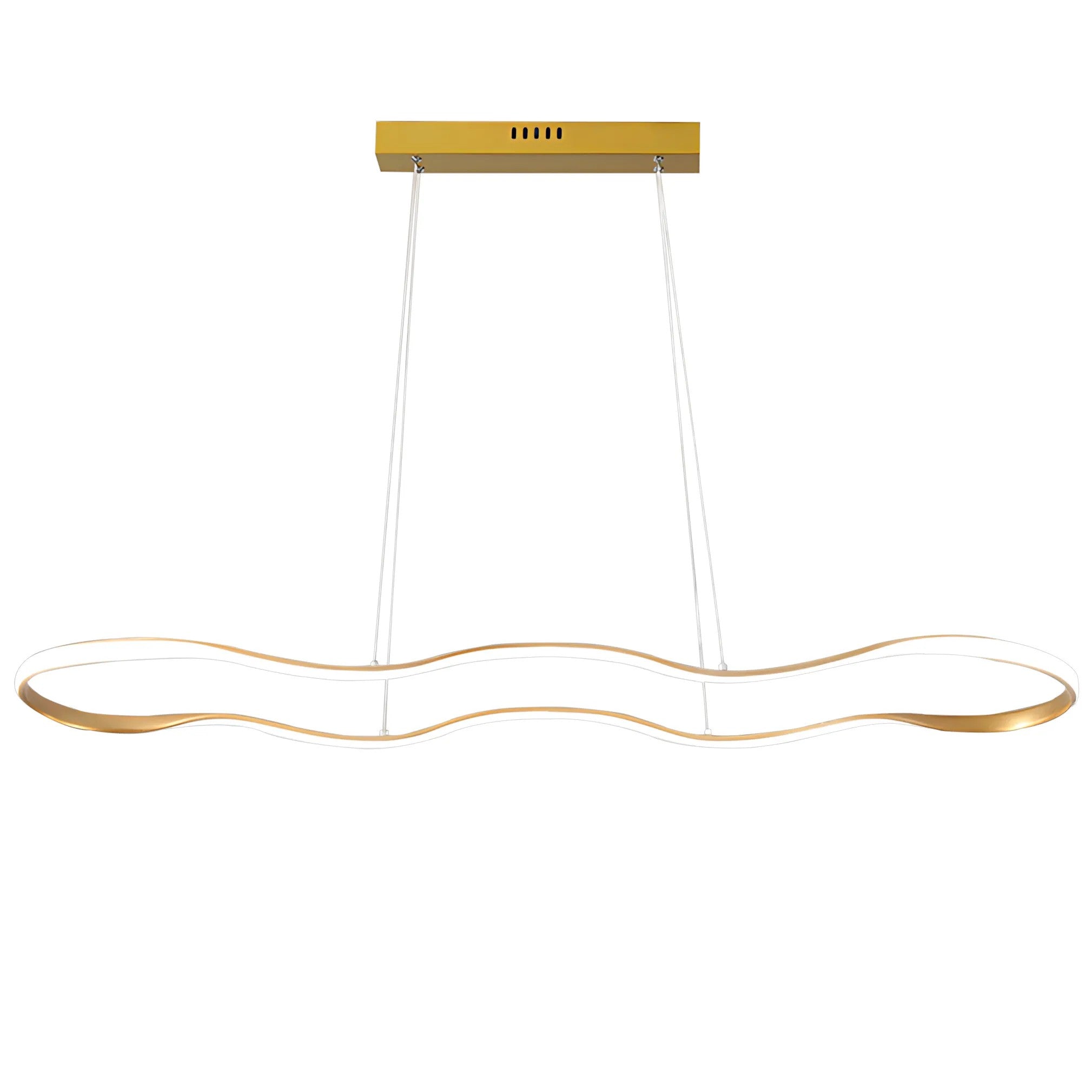 LAMPA SUFITOWA WISZĄCA LED LHJ027-CP 100cm Złota 1