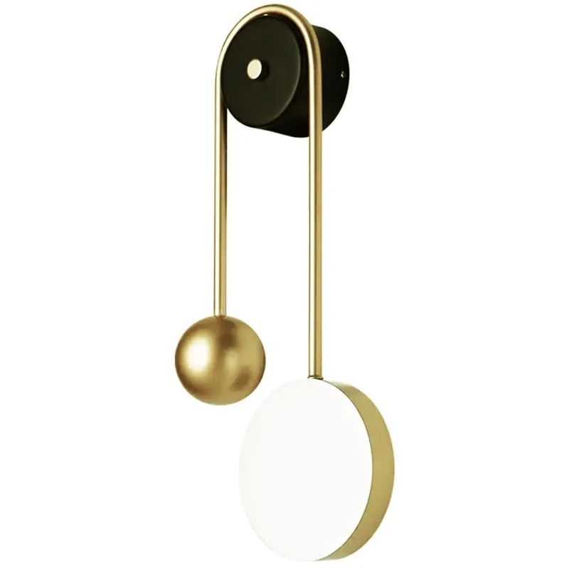 LAMPA ŚCIENNA KINKIET APP1474-W GOLD 1
