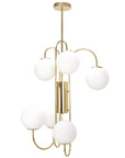 Lampa Wisząca APP1003-6CP Złota 1