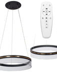 Lampa Wisząca LED APP1191-CP 40cm Czarna 1