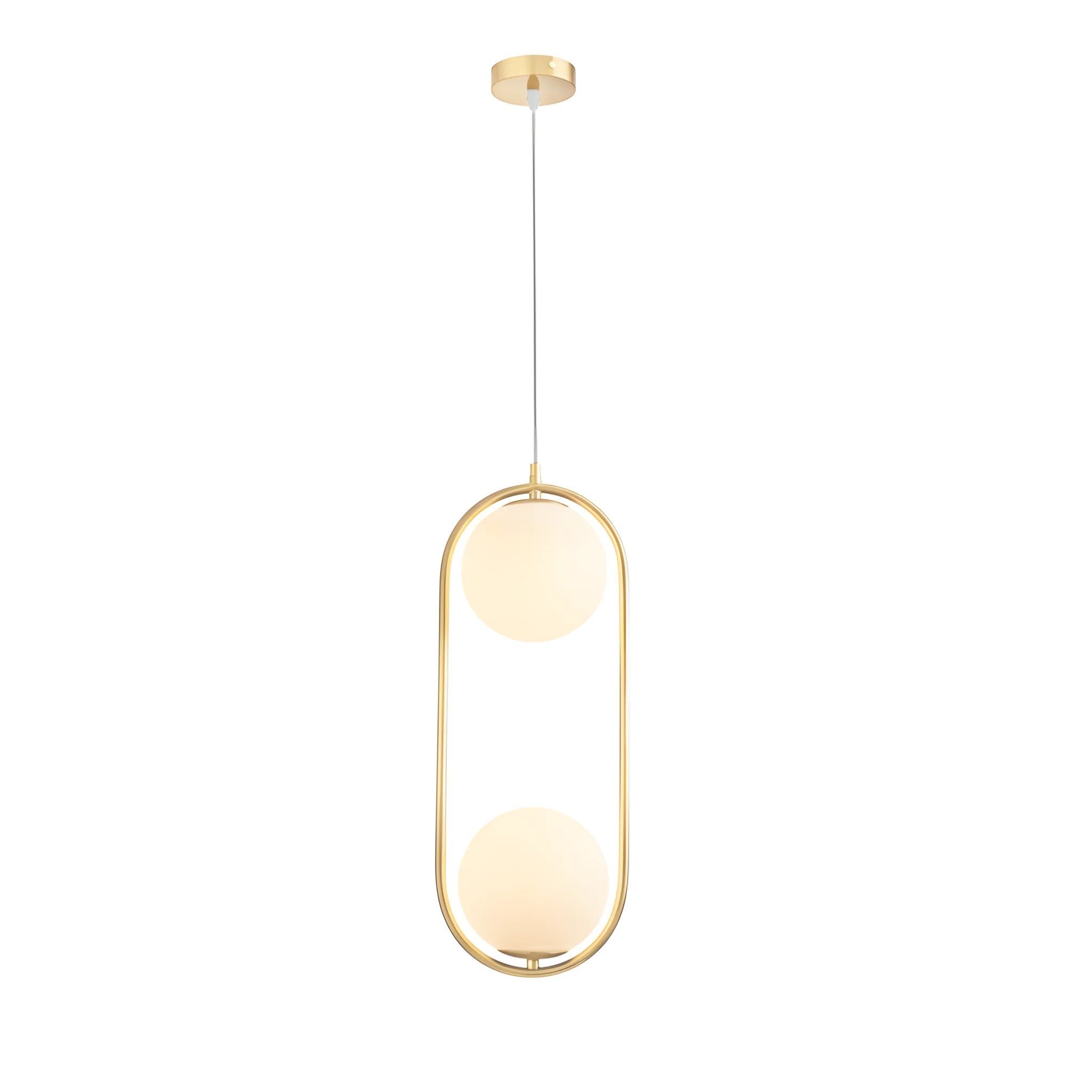 LAMPA SUFITOWA WISZĄCA G134-2CP GOLD 1