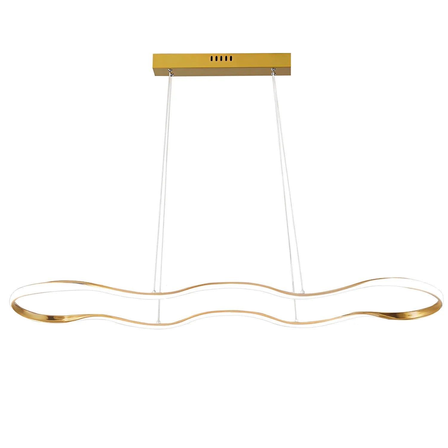 LAMPA SUFITOWA WISZĄCA LED LHJ028-CP 100cm Złota 1