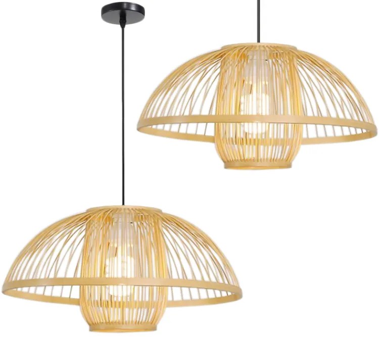LAMPA SUFITOWA WISZĄCA BOHO NATURAL APP887-1CP 1