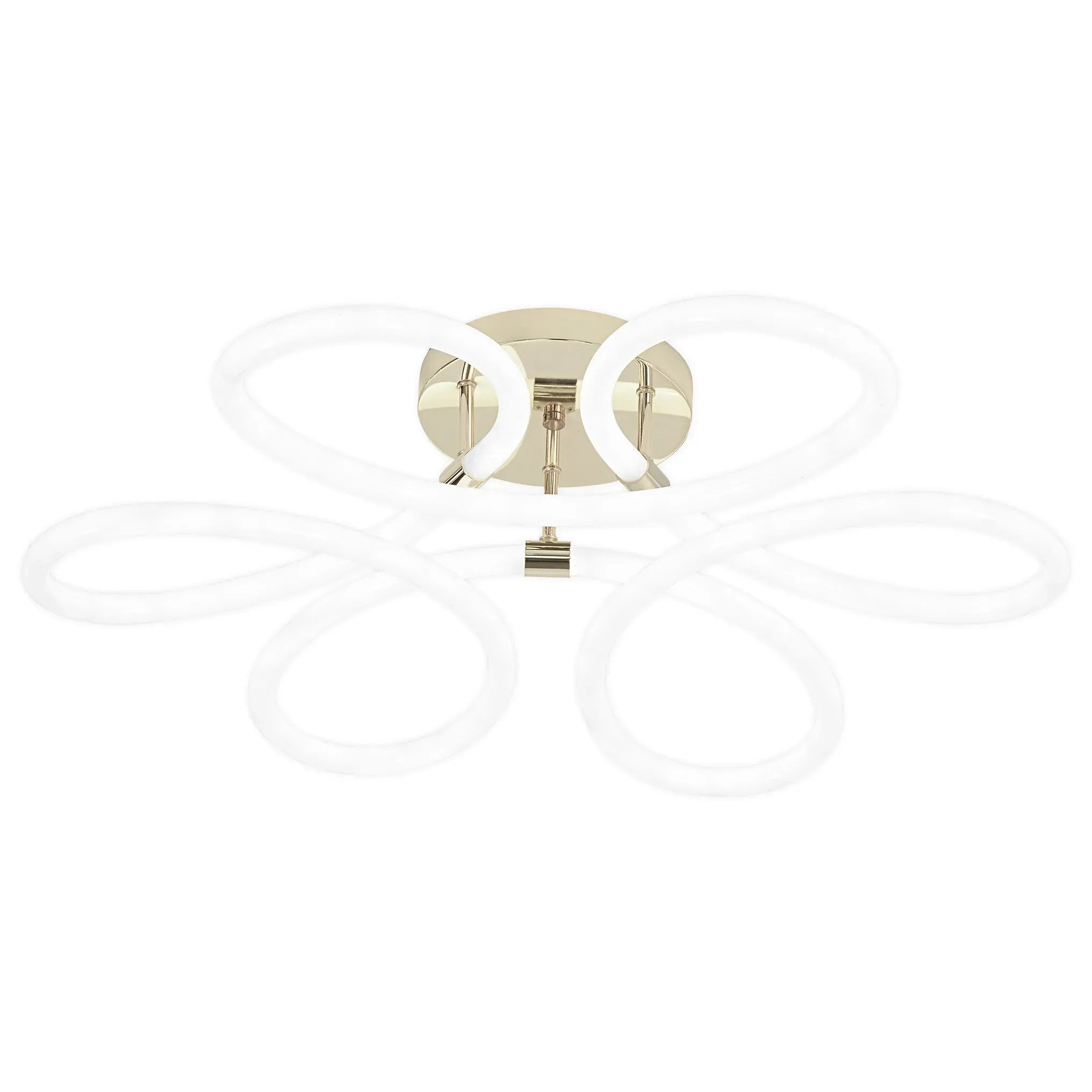 Lampa Sufitowa Nowoczesna LED G023-C Złota 1