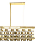 LAMPA KRYSZTAŁOWA WISZĄCA APP1113-4CP ZŁOTA 1