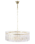 Lampa Wisząca Z Kryształami APP1779-CP 60CM ZŁOTA 1
