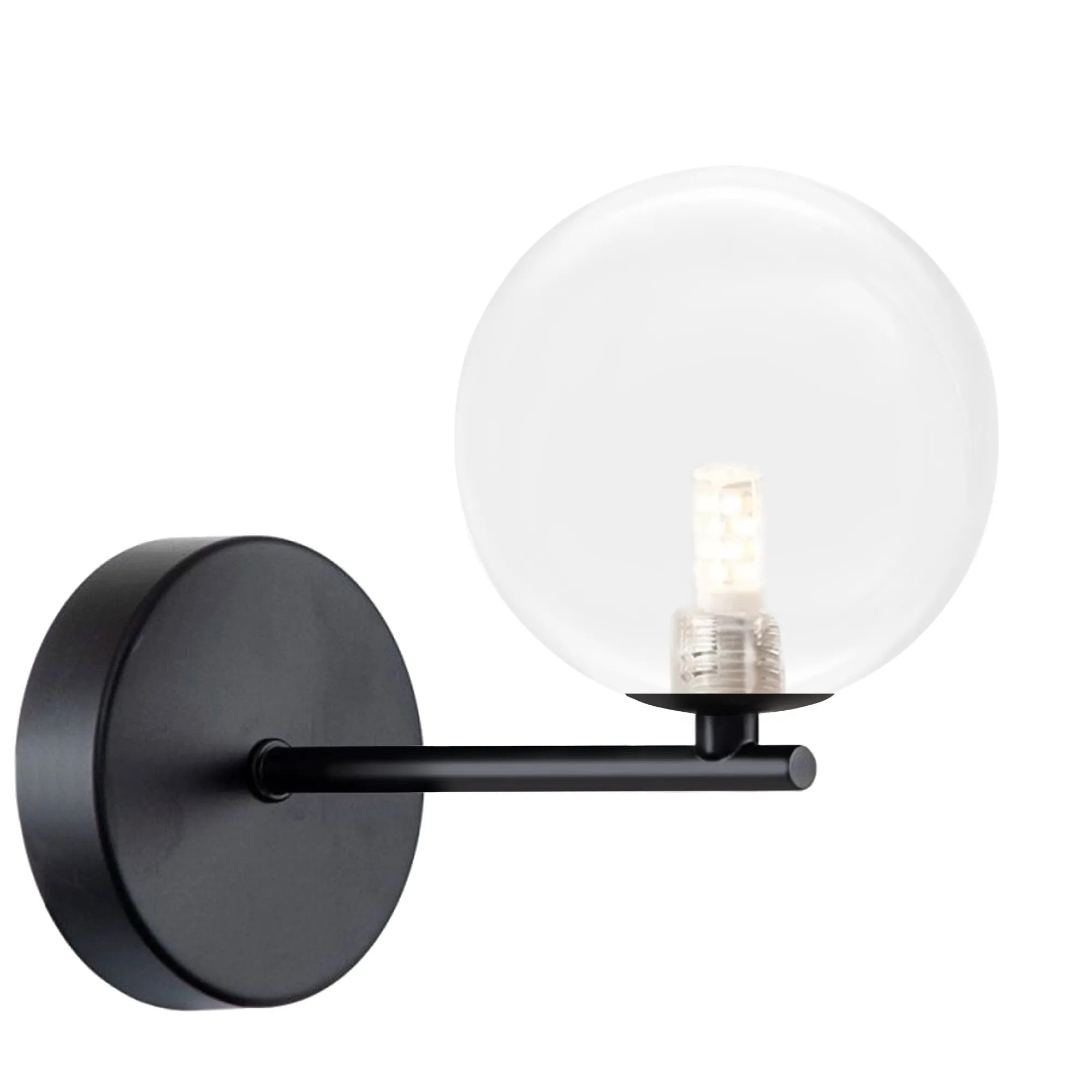LAMPA ŚCIENNA KINKIET APP1160-1W Czarny 1