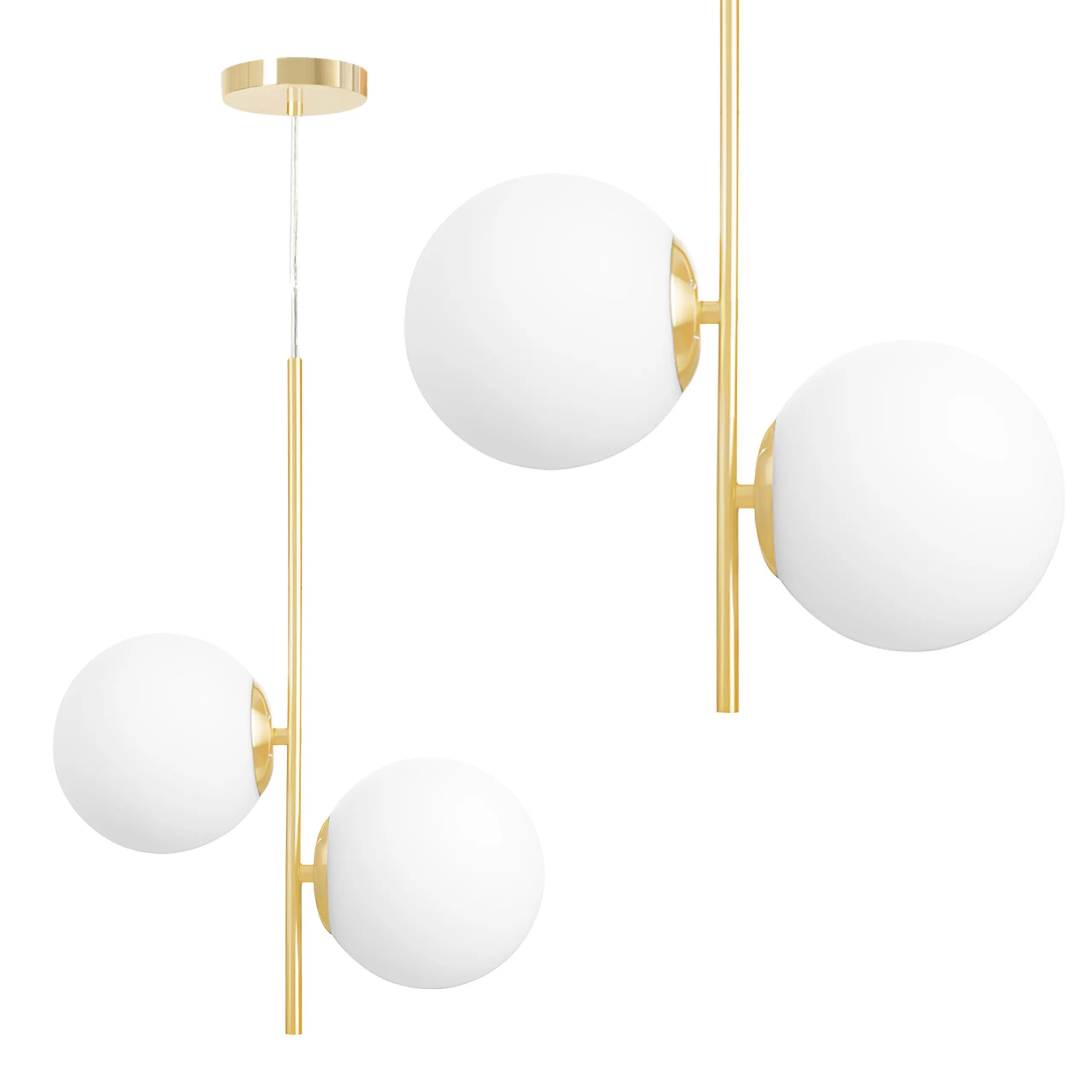 LAMPA SUFITOWA WISZĄCA Gold G118-2CP 1