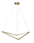 Lampa Wisząca LED APP1776-CP Złota Szczotkowana 1