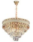 Lampa Wisząca Z Kryształami G048-CP 50CM ZŁOTA 1