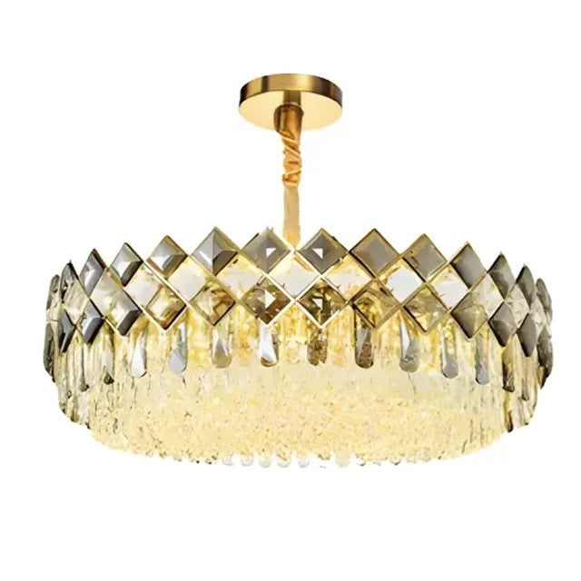 Lampa Kryształowa Wisząca APP1540-8CP60 Gold 1