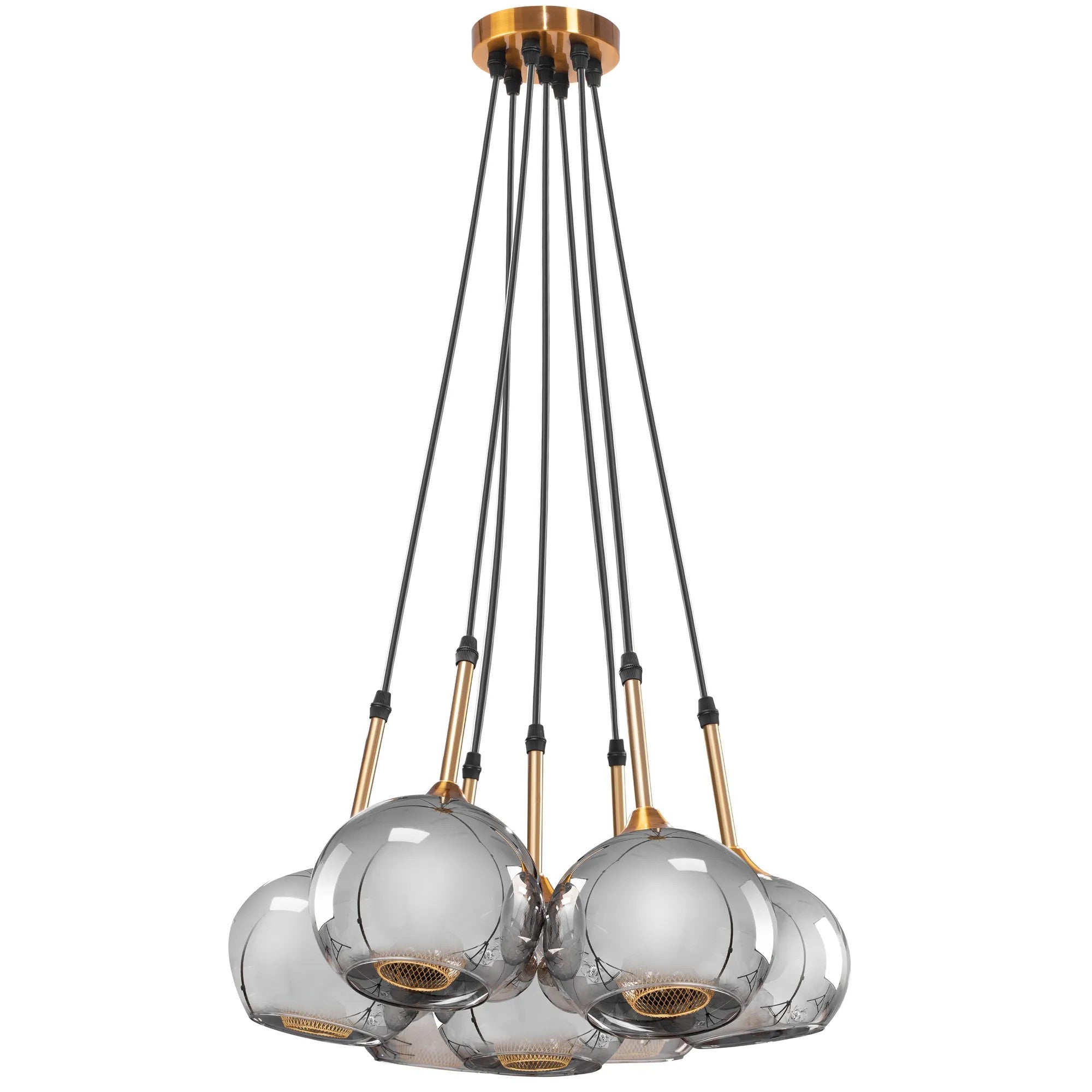 Lampa Sufitowa Wisząca Szklane Kule APP898-7CP 1
