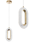 LAMPA WISZĄCA KRYSZTAŁOWA LED G113-1CP Złota 1