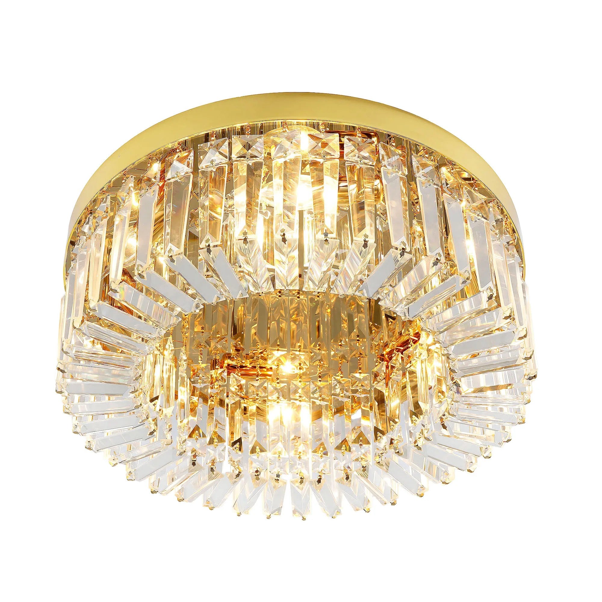 LAMPA KRYSZTAŁOWA PLAFON APP1728-6C 50 Cm ZŁOTA 1