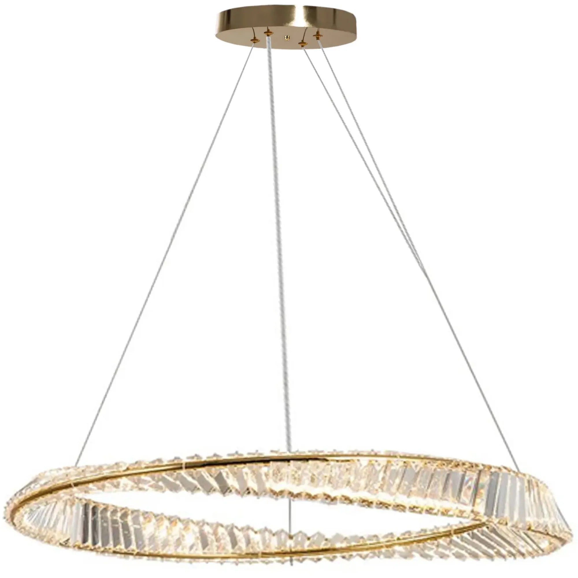 KRYSZTAŁOWA LAMPA SUFITOWA LED APP1202-CP 1
