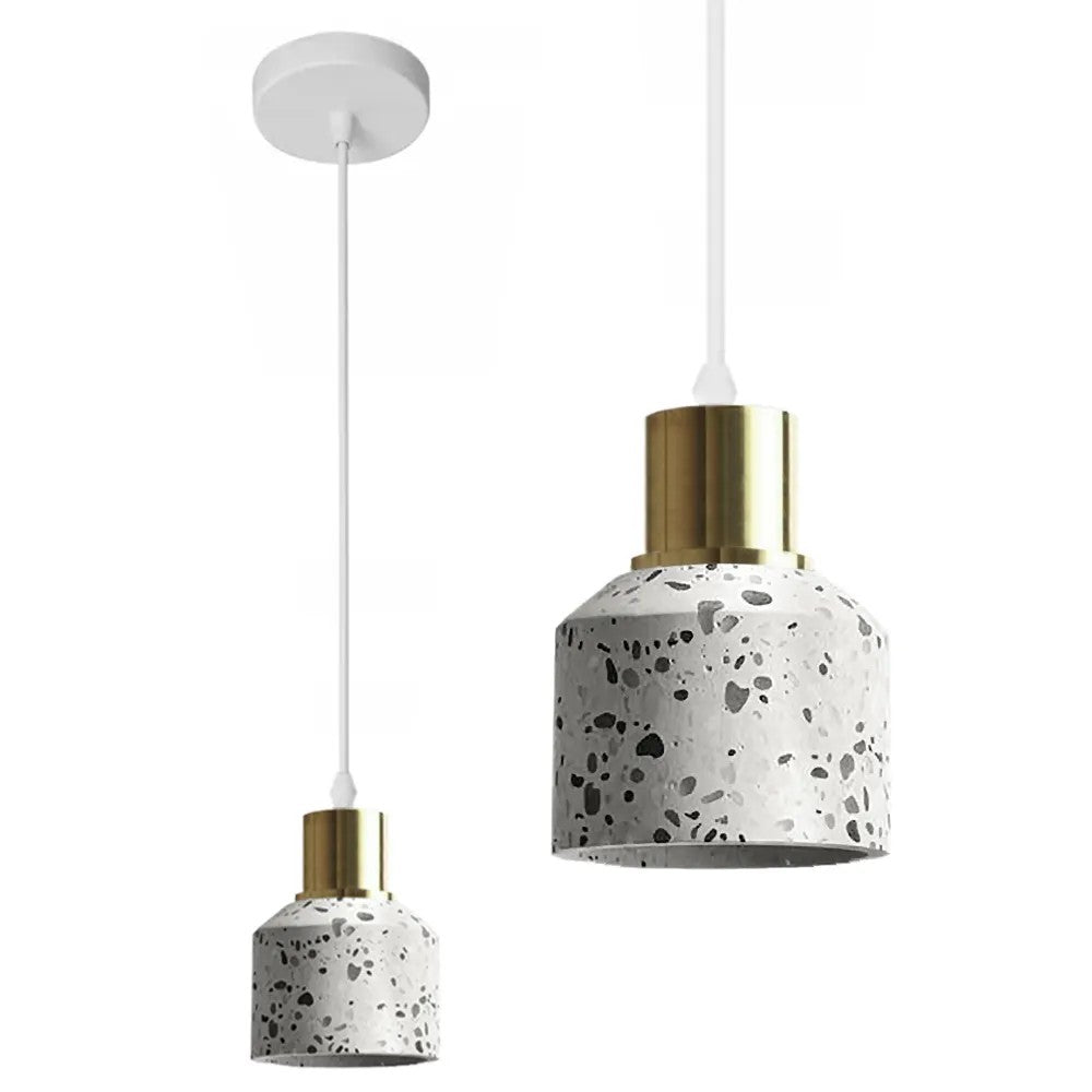 Lampa Sufitowa Wisząca Betonowa Lastri APP931-1CP Biała 1