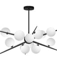 Lampa Wisząca APP999-12CP Czarna 1