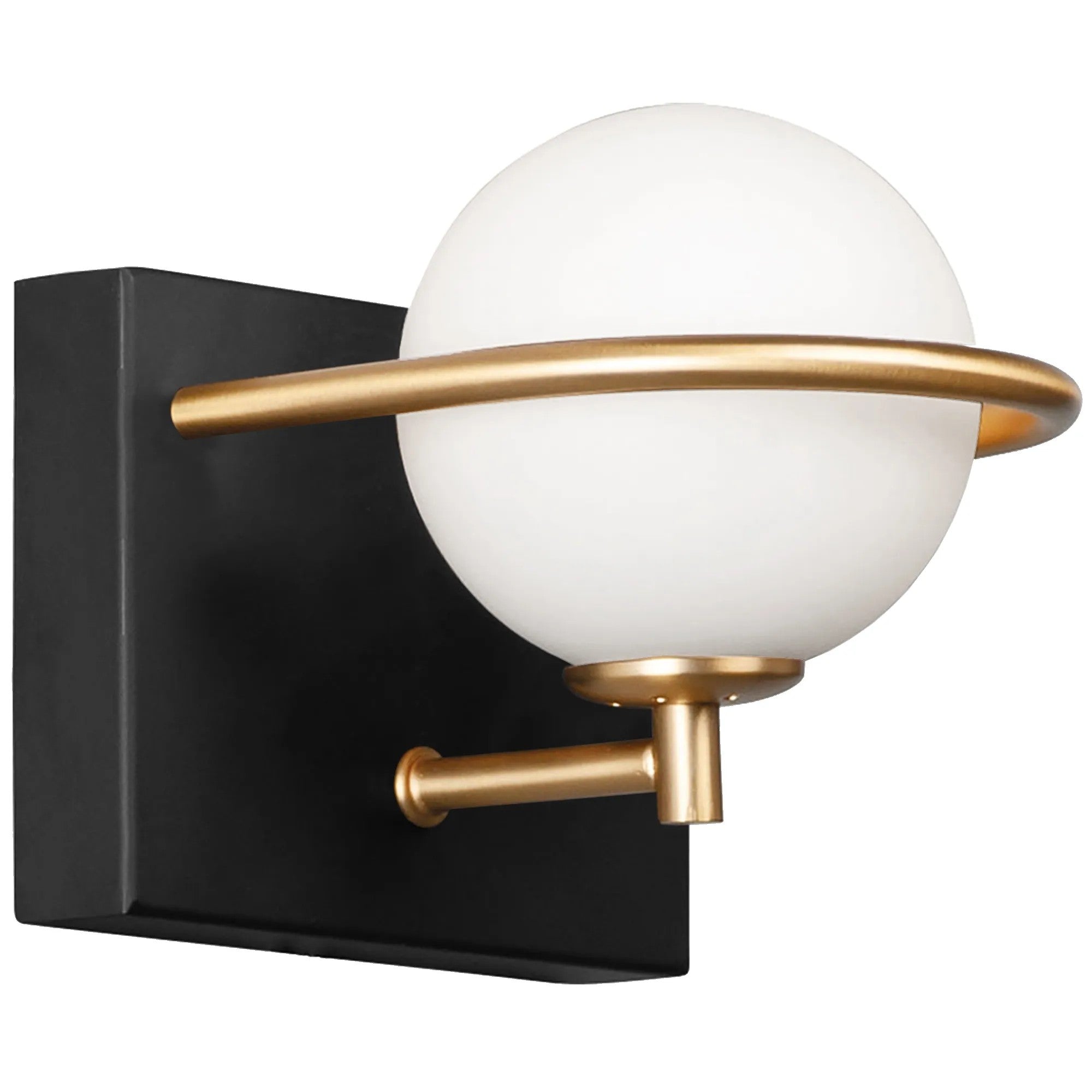 LAMPA ŚCIENNA KINKIET APP1220-1W Czarno Złota 1