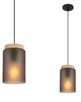 LAMPA SUFITOWA WISZĄCA APP1810-1CP Frosted Grey 1
