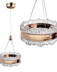 LAMPA WISZĄCA KRYSZTAŁOWA LED LHJ099-CP ZŁOTA 1