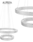 LAMPA WISZĄCA LED KRYSZTAŁOWA MS007-CP Chrom 1
