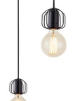 Lampa Sufitowa Wisząca Pojedyncza Loft APP591-1CP Czarna 1