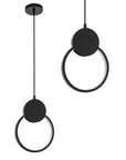 Lampa Sufitowa Wisząca LED APP852-CP Czarna 1