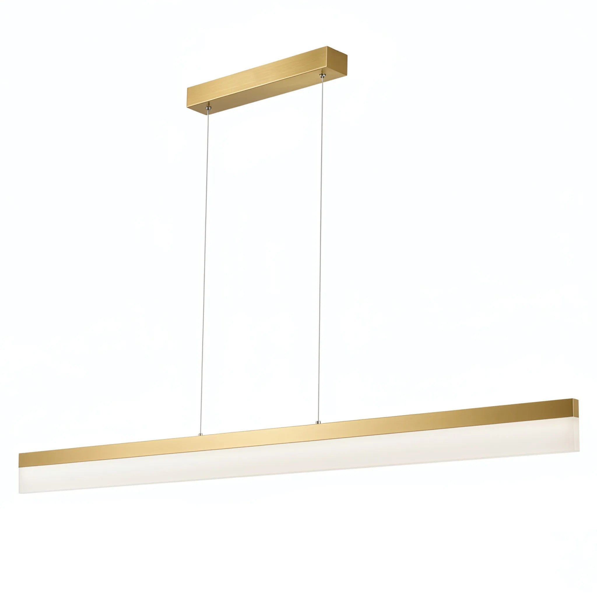 Lampa Wisząca LED APP1694-CP 120 Cm Złota Szczotkowana 1