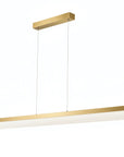 Lampa Wisząca LED APP1694-CP 120 Cm Złota Szczotkowana 1
