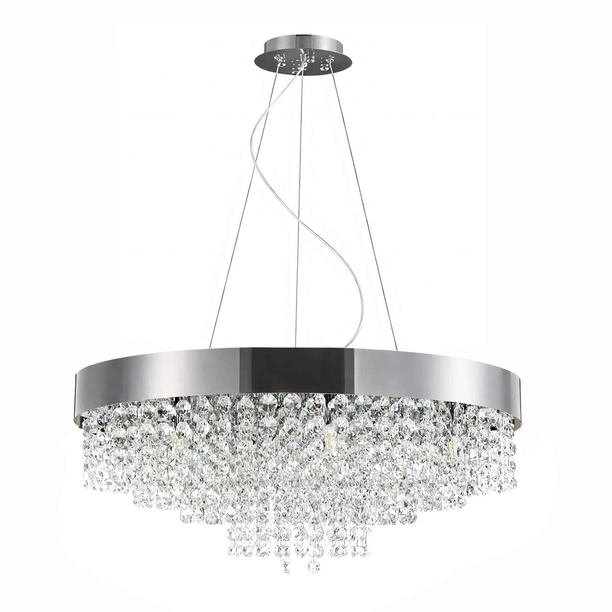 Lampa Sufitowa Wisząca APP1786-16CP 60 Cm Chrom 1
