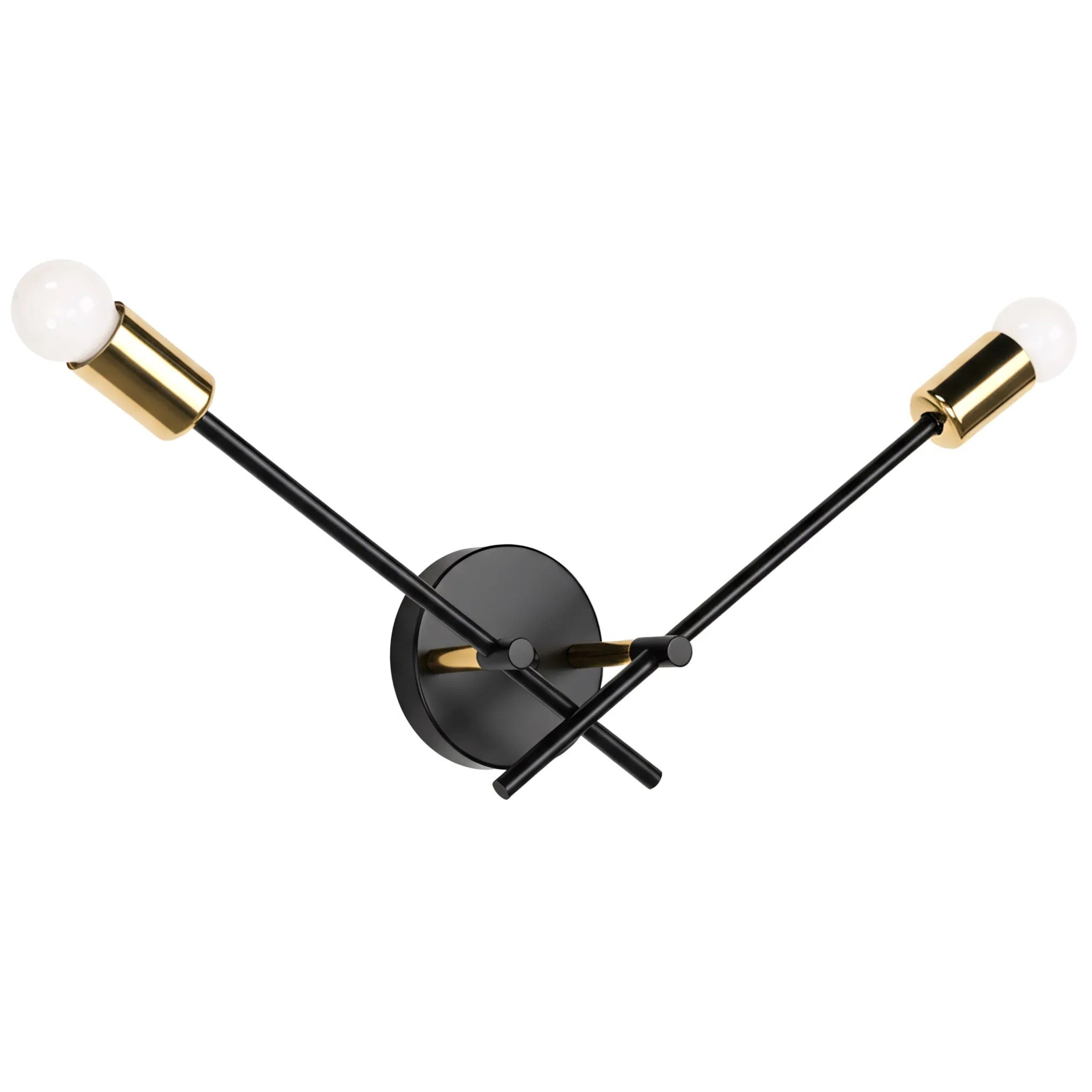 LAMPA ŚCIENNA KINKIET APP1119-2W Czarna 1