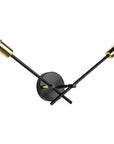 LAMPA ŚCIENNA KINKIET APP1119-2W Czarna 1