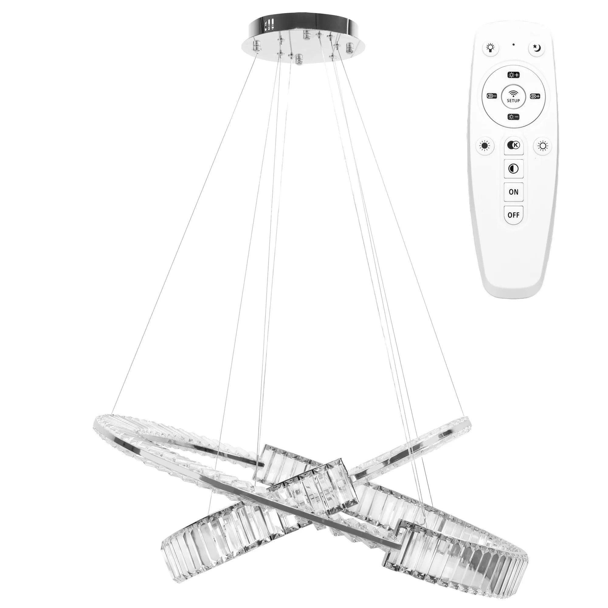 LAMPA WISZĄCA LED APP1525-CP60/80 CHROM 1
